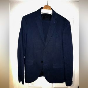 Navy Slim fit suit